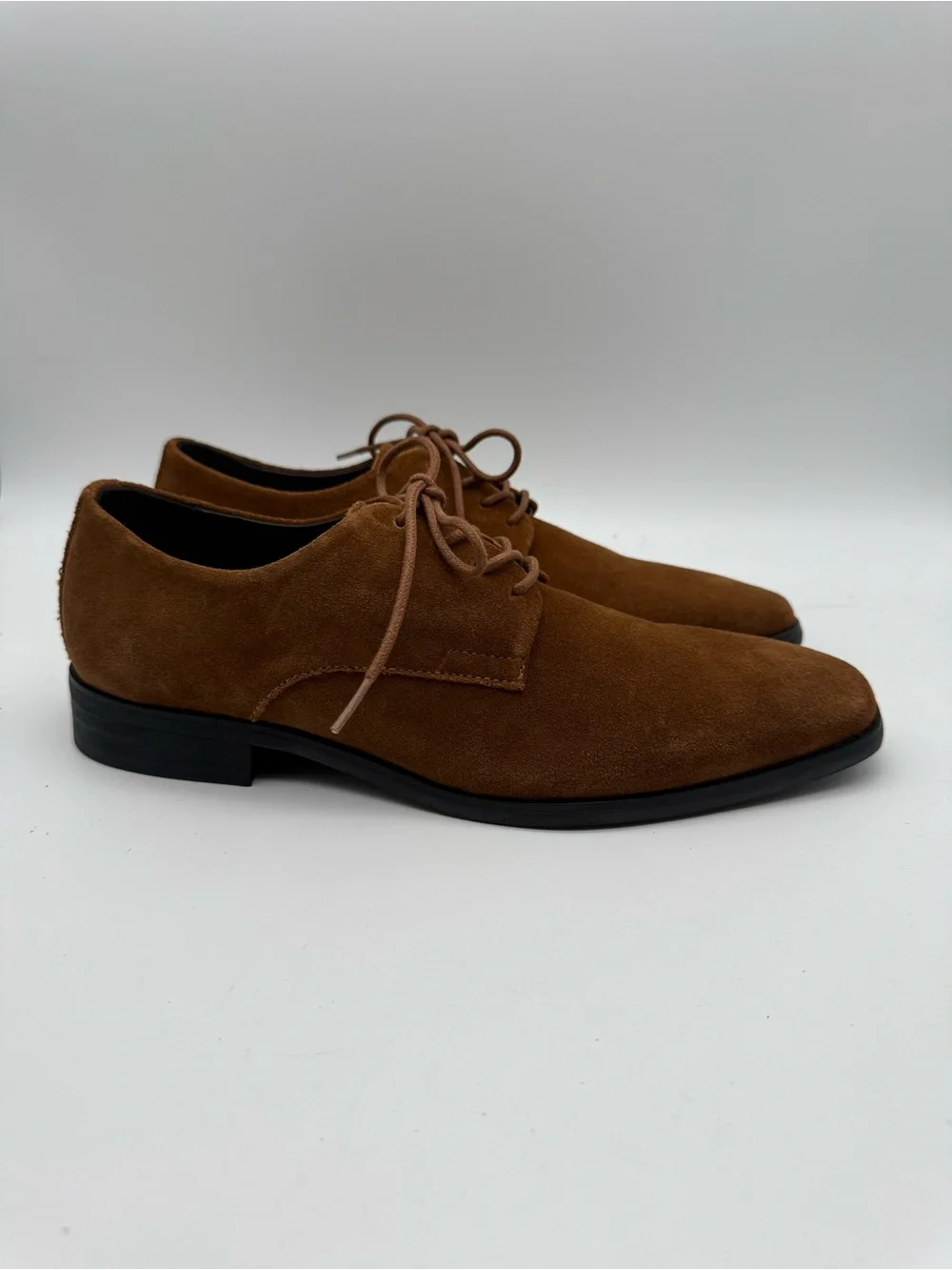 BRAND NEW Calvin Klein Men's Ramses Calf Suede Tan (Light Brown) Men’s Size 8.5